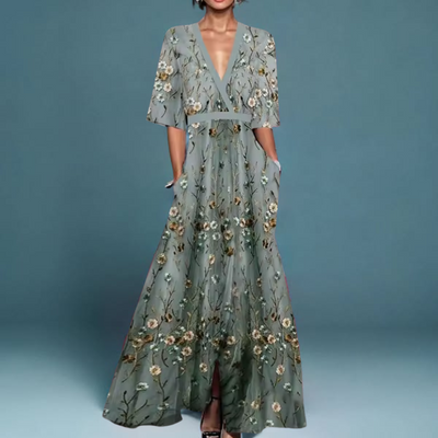 Lily™ - Elegant Floral Dress