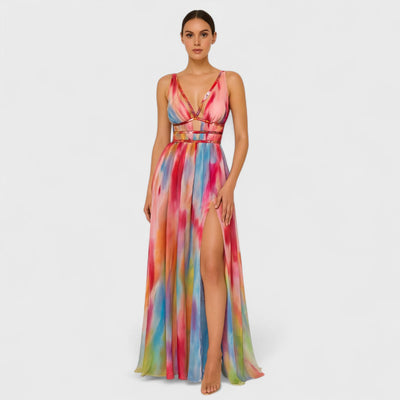 Florence - Long Painted Dress